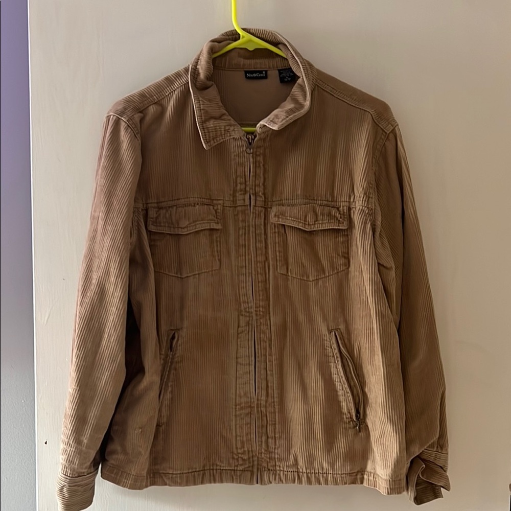 Northcrest Tan Corduroy Jacket